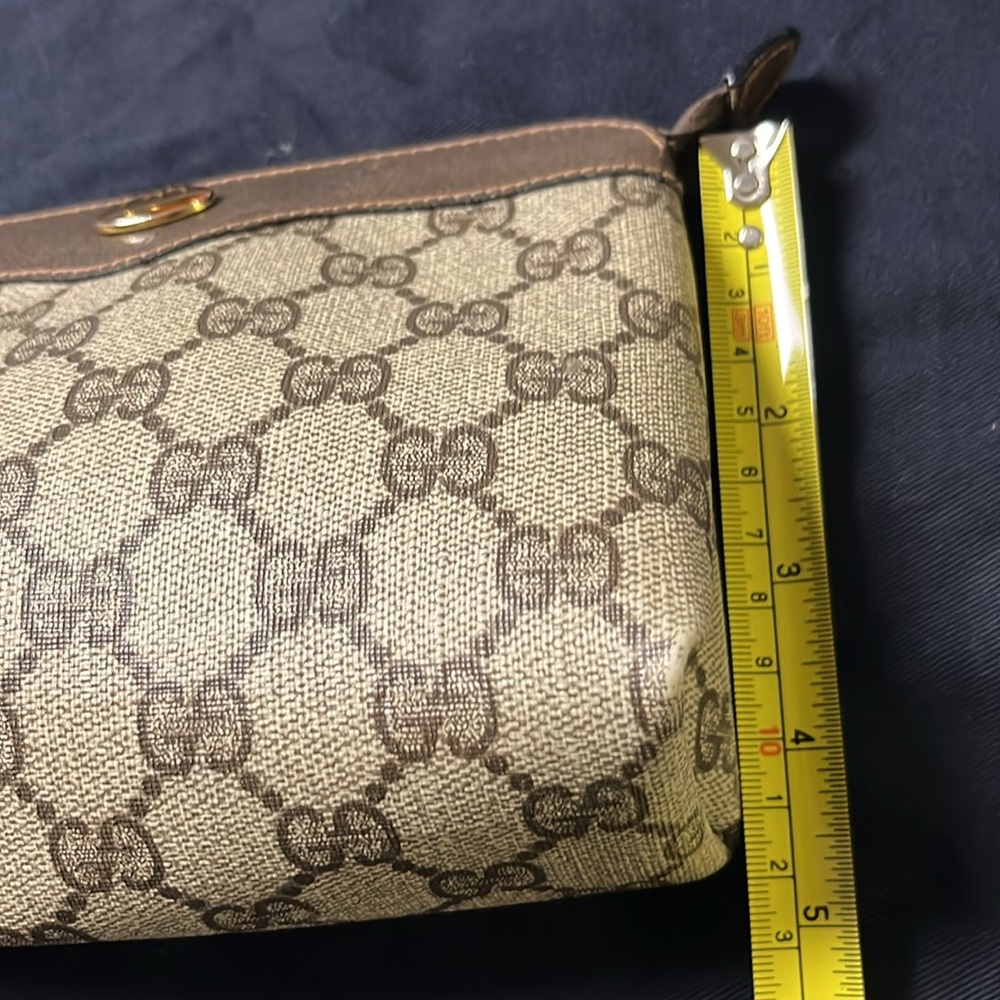 Gucci Monogram Brown Mini Clutch Bag 89-01-020 Accessory Collection - Picture 6 of 15